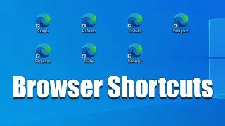 CREATE WEBSITE LINKS SHORTCUT ON YOUR DESKTOP | HOW TO CREATE SHORTCUTS OF WEBSITES ON YOUR DESKTOP