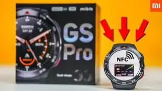 ЧАСЫ с NFC?🔥УМНЫЕ ЧАСЫ c GPS, AMOLED и ЗВОНКАМИ - Mibro GS PRO