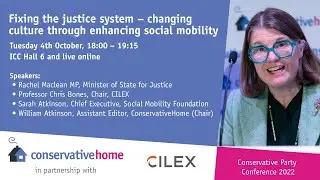 Fixing the justice system – changing culture through enhancing social mobility