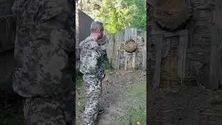 СКАНФ безоборотное метание ножей и МПЛ SKANF throwing knives and shovels 