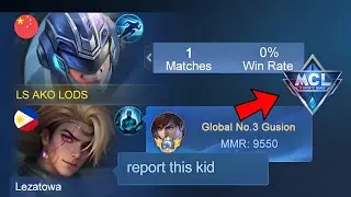 JOHNSON FAKE WR PRANK in SOLO MCL!🤫(Then show my real winrate)