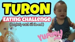 #TURON#EATINGCHALLENGE ( no hands Laughtrip watch till the end 😁😁 )