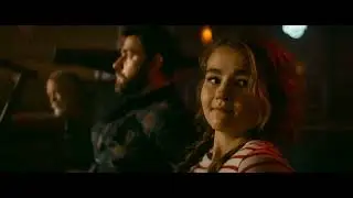 Монстр бежит за Ли и Риган. Тихое место 2. 4К