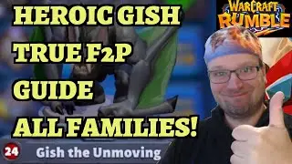 HEROIC Gish the Unmoving - Plaguelands Campaign Guide - Warcraft Rumble F2P