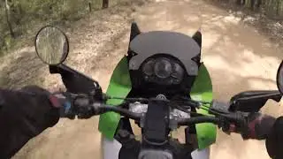 KLR650 + DR650 riding through Yalwal