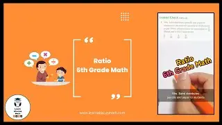 Ratio - 6th Grade Math