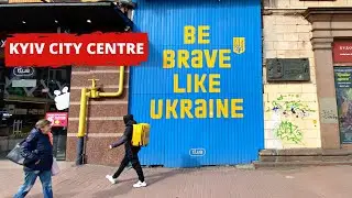 KYIV, UKRAINE 🇺🇦 [4K] Kyiv City Centre — 1 HOUR Walking Tour