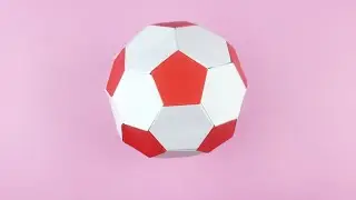 How to make Origami Football | Origami Soccer Ball | Paper Soccer Ball