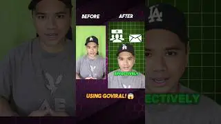 Before and After Using GoViral from SalesVideoAI #goviralshorts