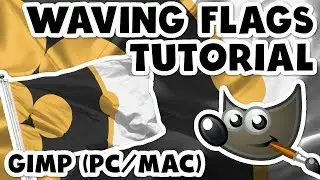 [Tutorial] How to make waving flags in GIMP [PC/MAC] [English/German]