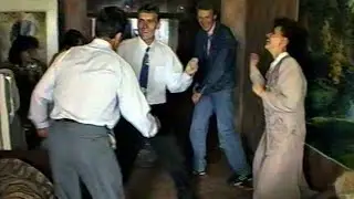 Dancing at home. Second wedding day. 