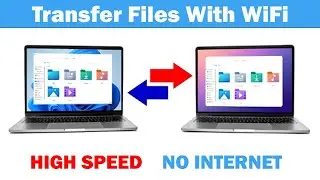 How to Transfer Files From Laptop To Laptop Wirelessly 🔥Share Files From Laptop To Laptop