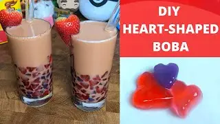 ❤ Heart Shaped Boba ❤ | DIY Boba Recipe