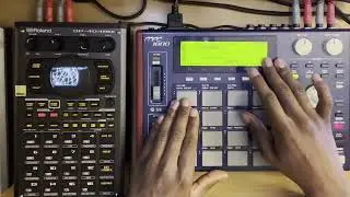 Making a jazz sample beat on the MPC 1000 | SP404 mk2 | Full workflow | 