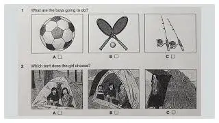 Listening Practice - A2 CEFR - Cambridge KET 5 Test 4 Part 1