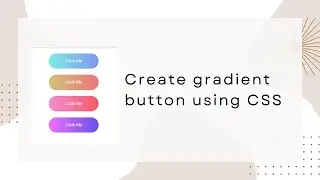 Gradient button css