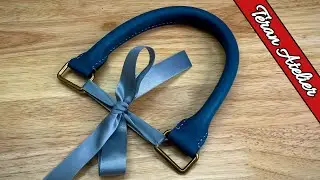 How to Make Rolled Leather Bag Handles (Free PDF Pattern)