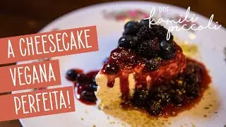 Cheesecake vegana perfeita!