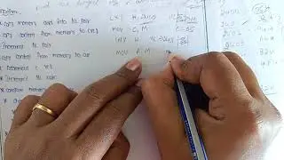 Find the largest number in an array (8085mp)
