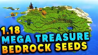 Mega Treasure Seeds for Minecraft  Bedrock Edition |  Minecraft 1.18 Caves and Cliffs Seeds