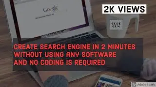 How to Create a Search Engine like GOOGLE | Create search engine in 2 minutes | Without any Coding