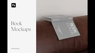 Open Book Cover Mockups for Photoshop PSD Graphic Download
