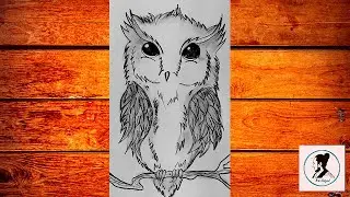 Cute Owl Pencil Drawing || Pencil Art 2020