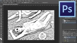 Efecto dibujo a lápiz - Fotografía a dibujo Photoshop CS6 - Tutorial Rápido - Español