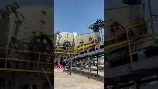 Mobile crushing production line with one-time forming and transfer at any time