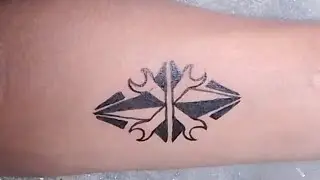 How to make beautiful temporary tattoo design using pen