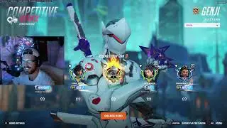 Overwatch 2 Rank 1 Genji Georgelion Keeps Dominating Whole Enemy Team