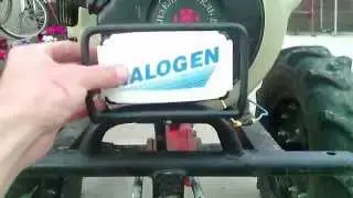 Подключение фары к мотоблоку WEIMA  12 л/с.