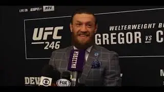 Conor McGregor Full Media Interview for UFC 246