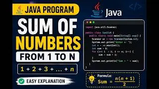 Sum of Number from 1 to N