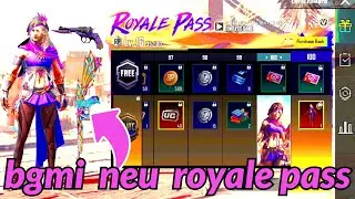 bgmi neu royale pass || bgmi neu royale pass rewards|| bgmi new royale pass a6
