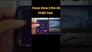 Tecno Pova 5 Pro 5g pubg test 
