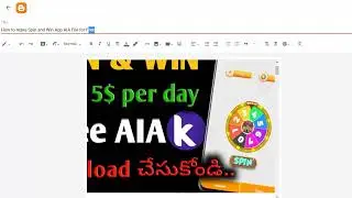 How to make Spin and Win App AIA File for Free