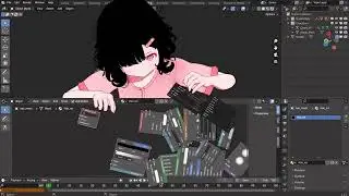 ohh blow my mind #blender3d  (who made this)🔥The greatest 3D animation of 2024