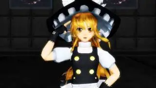 【Touhou MMD】Reimu & Marisa Bad Apple!! Dance-PV【東方】