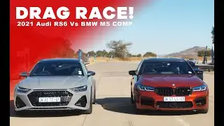 2021 BMW M5 Competition vs Audi RS6 - SHOCKING Drag Race!