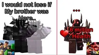 TDS Enemies Meet TDX Enemies.. (TD Meme..) [Part-2]
