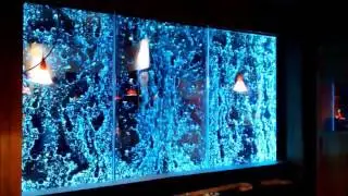 Custom Bubble Wall-Dancing Bubble Wall-Indoor Water Wall Feature