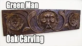 Green Man Wood Carving