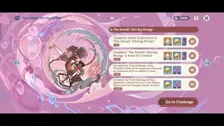 *Xinyan* The Islands Stirring Strings Rewards Speedrun | Genshin Impact
