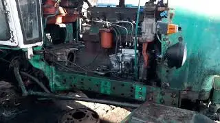 ЮМЗ 6. Завели. Робота двигателя.