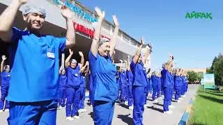 Ордабасы аудандық ауруханасының мейірбикелері туралы бағдарлама