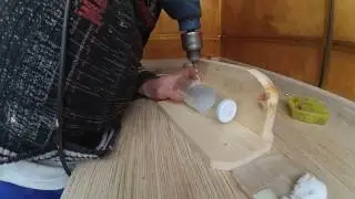 How to make a hole in a glass bottle?