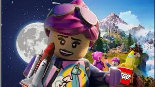 GOING TO THE MOON IN LEGO FORTNITE