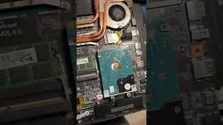 MSI GV72 7RD laptop internal view (support dual storage SDD+SSD)