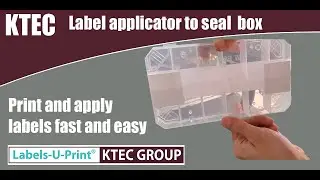 Label applicator - seal wrap top and sides - Labels-U-Print ® - KTEC GROUP UK